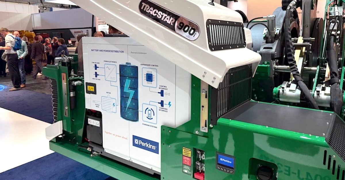 E-quipment highlight: Perkins TracStar battery electric power unit