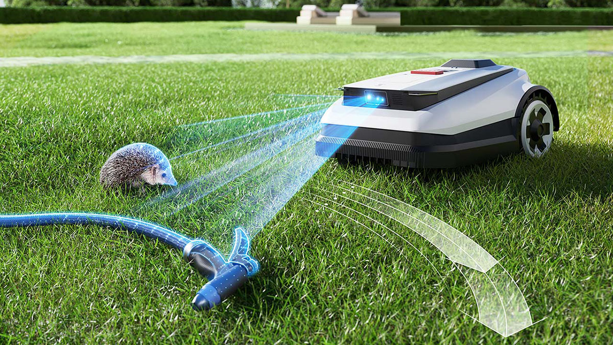Cortador de grama de robô ecovacs