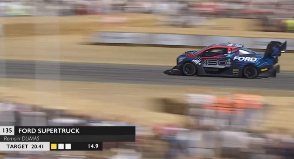 Ford beat every supercar at Goodwood with a truck because EVs are just better