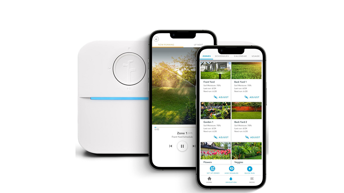 Controlador de aspersores inteligentes Rachio 8 zonas