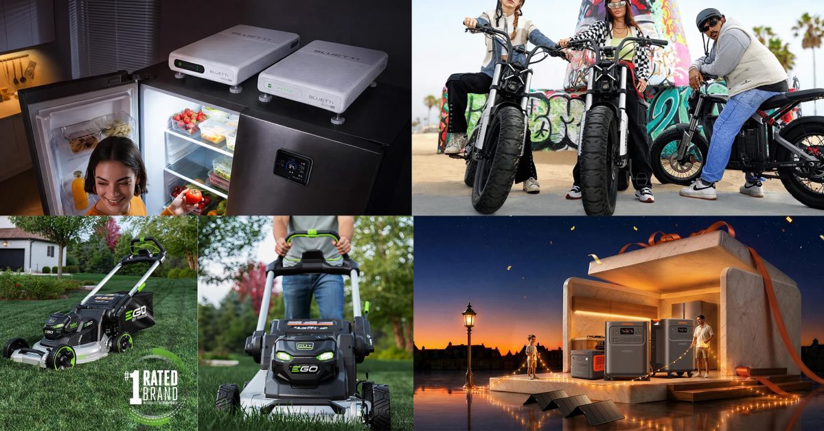 Bluetti 2,016Wh+ FridgePower station exclusive launch deals from $807, Segway Xyber e-bike + extra battery $1,400 off at low, more