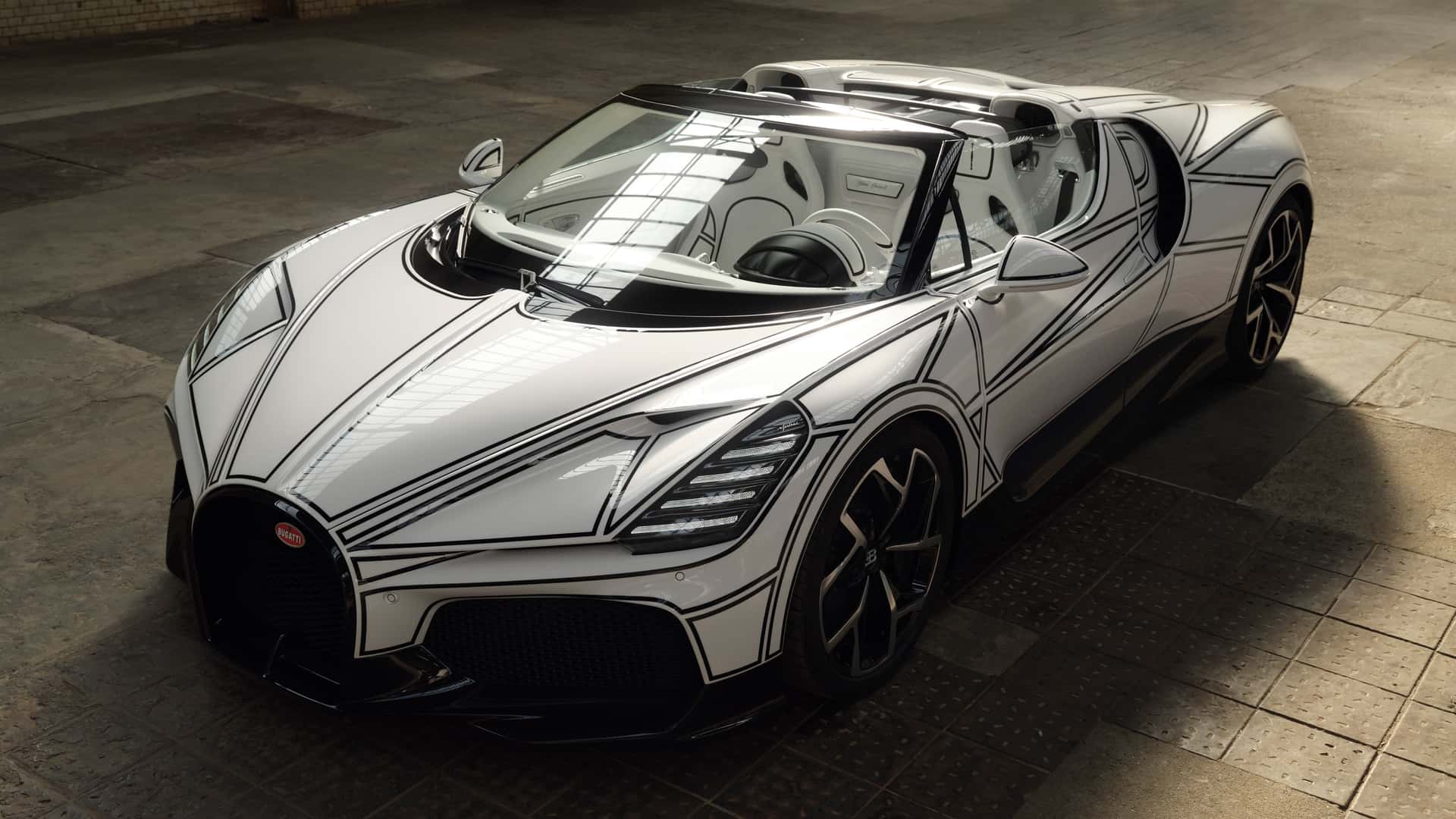 Bugatti's Latest One-Off Is Covered In Real Porcelain Details