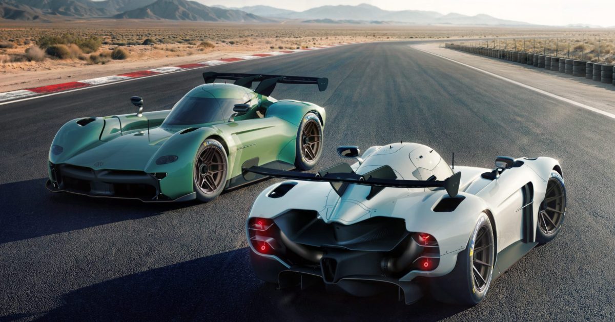 This electric race car can drive upside down and can be yours for a cool $1.3m
