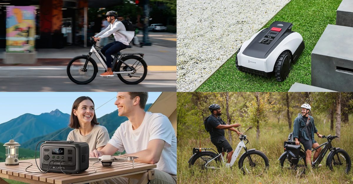 Segway Myon smart e-bike first discount to $1,550, ECOVACS Goat O1000 RTK robot mower bundle $699, Lectric, Bluetti, more