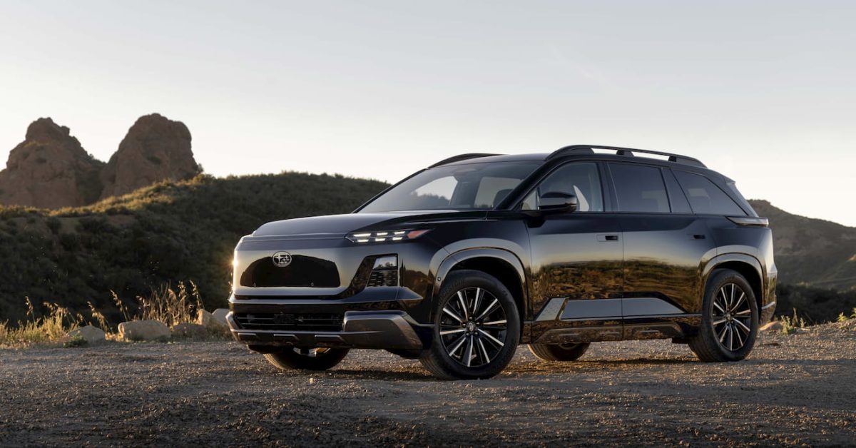 Subaru is delaying the 3-row Getaway EV, following Toyota