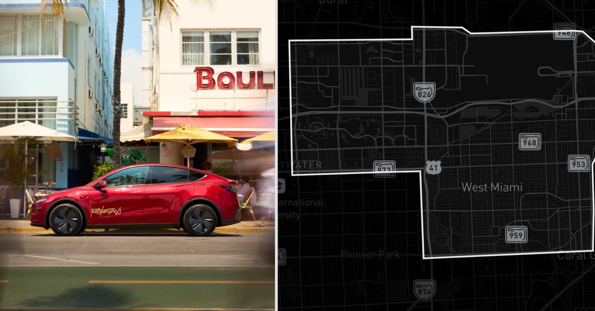 Tesla maps a tiny Robotaxi zone in Miami while it still can’t scale Texas