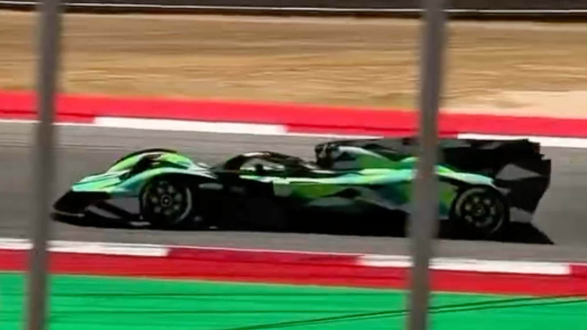 Aston Martin's Single-Seat Supercar Sounds Glorious On The Track