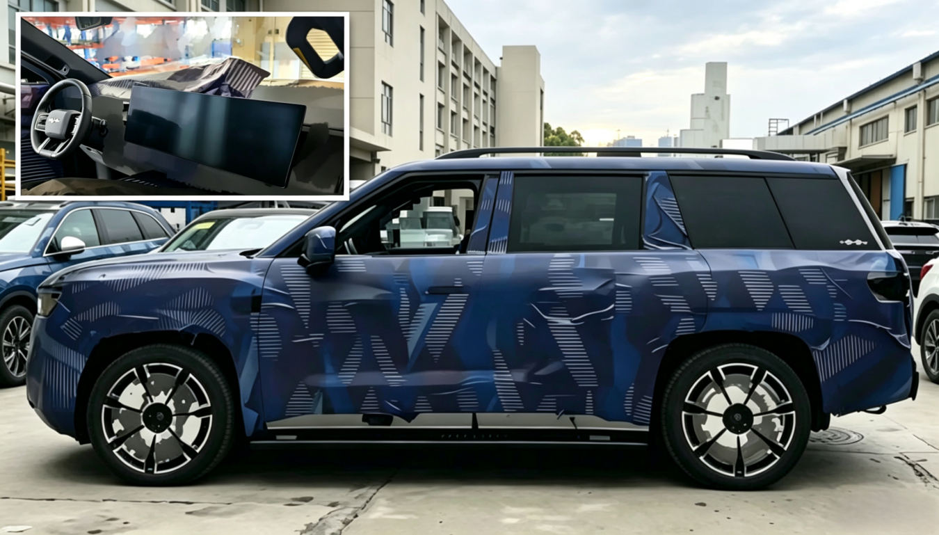 BYD FCB Ti9 leaks interior featuring group’s first continuous screen layout