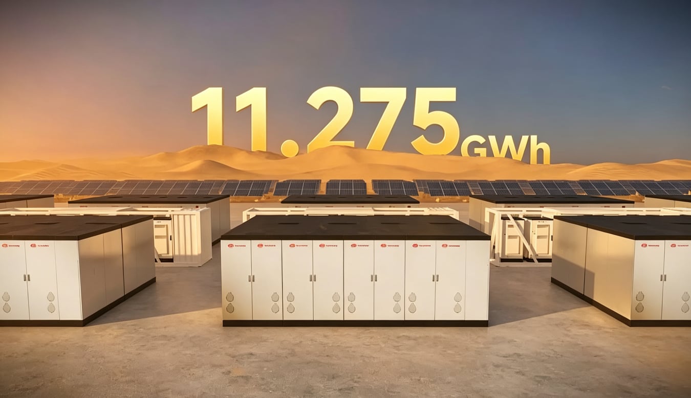 BYD lands historic 11.2 GWh grid contract equivalent to 186,000 electric vehicle packs