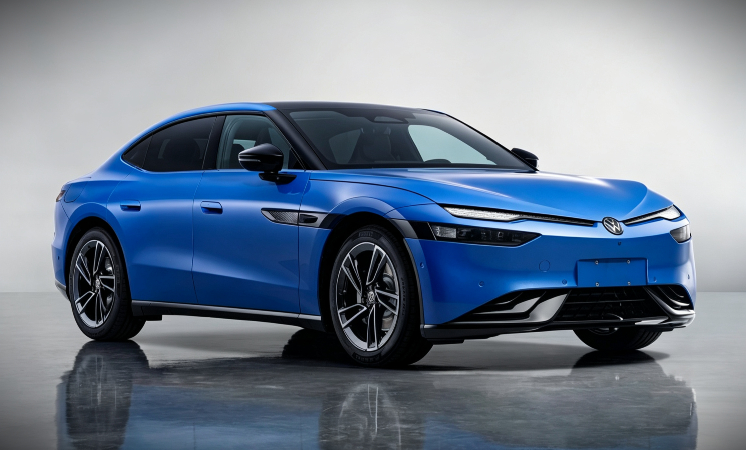 Xpeng-co-developed Volkswagen ID. Unyx 09 sports sedan exposed with 496 hp and CATL battery