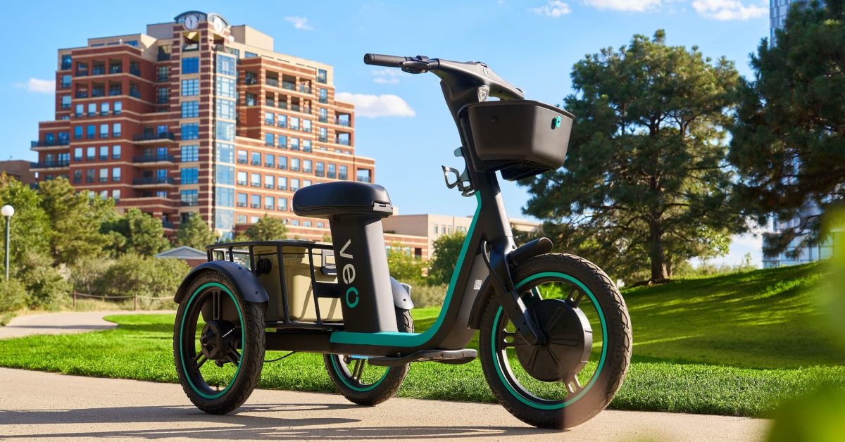 You’ve heard of shared e-bikes. Now check out Veo’s new shared e-trike